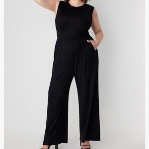 Cider wide leg jumpsuit black
